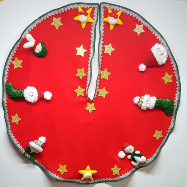 Pie de Arbol de 1.10 decorado con 8 muñecos variados